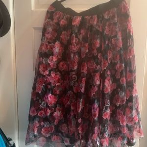 Disney Torrid Roses Tulle Skirt - NWT